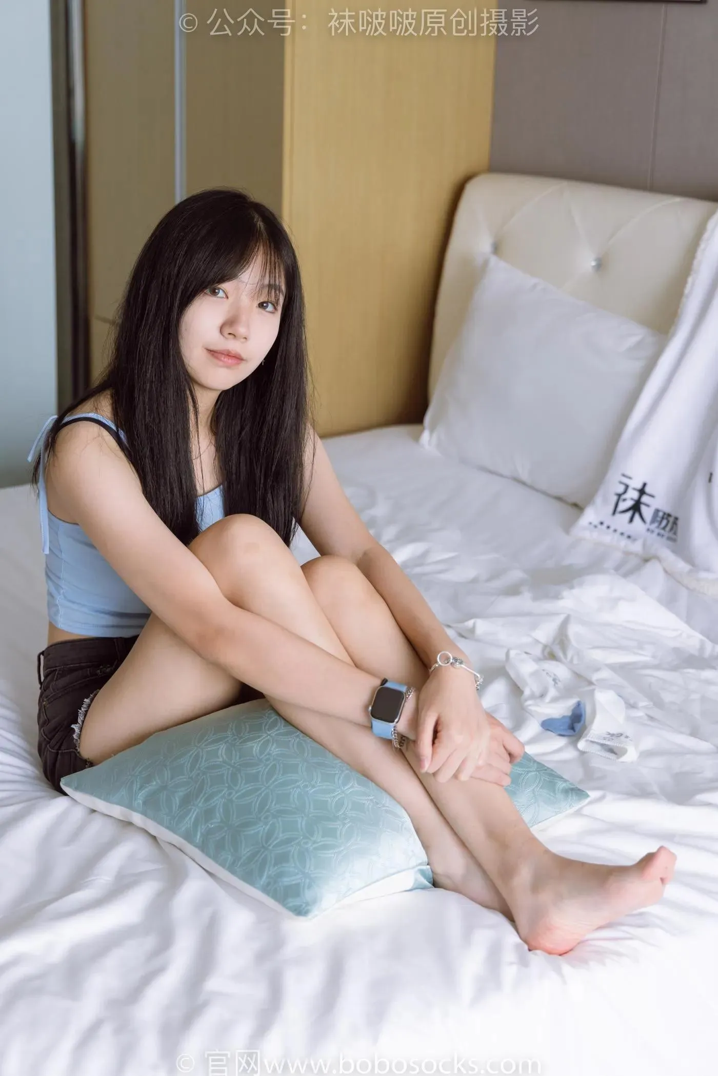 [BoBoSocks袜啵啵]NO.174 小甜豆-高跟长靴、白棉袜、裸足 [178P]插图8